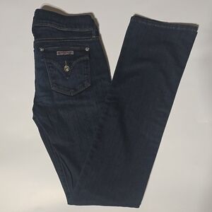 Hudson Womens Beth Baby Boot Blue Jeans Size 28